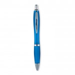 Leuke goedkope balpennen met opdruk kleur blauw