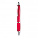 Leuke goedkope balpennen met opdruk kleur rood