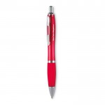 Leuke goedkope balpennen met opdruk kleur rood bedrukt