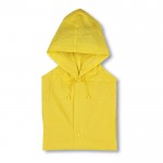 Te bedrukken plastic regenjas kleur geel