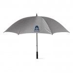 Te bedrukken paraplu van 30'’ voor bedrijven kleur grijs bedrukt
