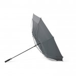 Te bedrukken paraplu van 30'’ voor bedrijven kleur grijs tweede weergave
