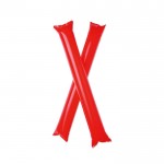 Opblaasbare sticks met je eigen logo kleur rood tweede weergave