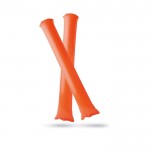 Opblaasbare sticks met je eigen logo kleur oranje