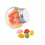Snoepjes in een pot voor reclame kleur meerkleurig derde weergave