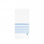 Tweekleurige omslag handdoek van katoen weergave met jouw bedrukking