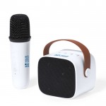 Karaokeset met 5W speaker en microfoon met Bluetooth functie met jouw bedrukking