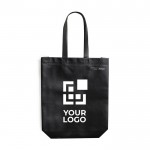 Gerecycled non woven tas met logo weergave met jouw bedrukking