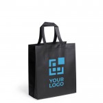 Gelamineerd, non-woven tassen met logo weergave met jouw bedrukking