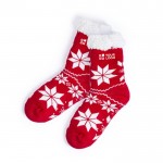 Kerst antislip sokken weergave met jouw bedrukking