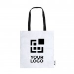 100% recyclebare Tyvek® tas met logo weergave met jouw bedrukking