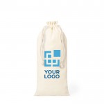 100% katoenen, duurzame tas met logo weergave met jouw bedrukking