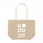 Gelamineerd papieren tas met logo weergave met jouw bedrukking