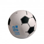 Opblaasbare retro voetbal met logo weergave met jouw bedrukking
