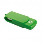 USB-geheugenstick van gerecycled plastic groen