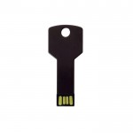 Gepersonaliseerde USB sleutel met logo kleur zwart