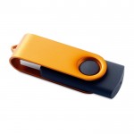 USB-stick met beschermcover geel