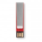Te bedrukken USB-stick rood met clip 