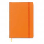Gelinieerd notitieboekje met opdruk kleur oranje