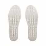 Lichtgewicht synthetisch leren sneakers met rubberen zool maat 41 kleur wit tiende weergave