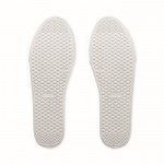 Lichtgewicht synthetisch leren sneakers met rubberen zool maat 42 kleur wit tiende weergave