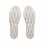 Sneakers gemaakt van synthetisch leer met rubberen zool maat 43 kleur wit tiende weergave