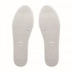 Lichtgewicht synthetisch leren sneakers met rubberen zool maat 45 kleur wit tiende weergave