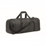 Grote tas voor sport of reizen met compartimenten en riem kleur zwart tweede weergave
