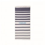 SEAQUAL® handdoek van gerecycled polyester 300g/m2, 70x140cm weergave met bedrukking