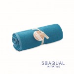SEAQUAL® handdoek katoen en polyester 500 g/m2 70x140cm kleur turkoois
