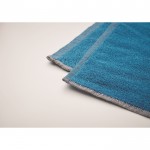 SEAQUAL® handdoek katoen en polyester 500 g/m2 70x140cm kleur turkoois foto bekijken vijfde weergave