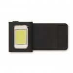 Mini oplaadbare COB-zaklamp met 6 opties en magnetische sluiting kleur zwart achtste weergave