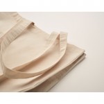 Fair Trade Katoenen Tas bedrukken 180 g/m2 Dun FairTrade kleur beige foto bekijken vierde weergave