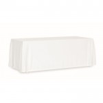 Rechthoekig polyester tafelkleed voor evenementen 280x210cm 180 g/m2 kleur wit