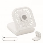 Opvouwbare ventilator voor desktop of laptop met 4 snelheden kleur wit