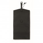 RPET roltas met 3 vakken en om te bouwen tot toilettas kleur zwart achtste weergave