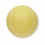 Tennisbalvormige ABS-lippenbalsem met vanillesmaak SPF10 kleur geel vierde weergave