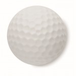 Golfbalvormige ABS-lippenbalsem met vanillesmaak SPF10 kleur wit vierde weergave