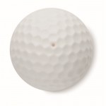 Golfbalvormige ABS-lippenbalsem met vanillesmaak SPF10 kleur wit vijfde weergave