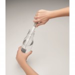 Gebruiksvriendelijke reinigingsborstel voor plastic flessen kleur grijs foto bekijken vijfde weergave