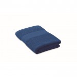 Absorberende handdoek van 100% bio katoen 360 g/m2 50x30 kleur koningsblauw