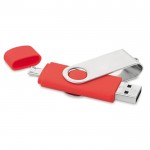 Techmate OTG USB-stick rood