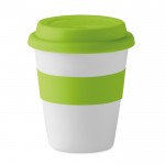 PLA maïszetmeel take-away koffiebekers kleur limoen groen derde weergave