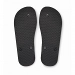 Sublimatie slippers met opdruk kleur zwart vierde weergave