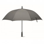 Elegante stormparaplu met logo kleur grijs