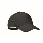 Gepersonaliseerde cap met gespsluiting kleur zwart