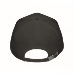 Gepersonaliseerde cap met gespsluiting kleur zwart vijfde weergave