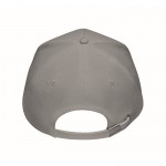Gepersonaliseerde cap met gespsluiting kleur grijs vijfde weergave
