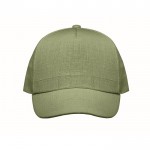 Gepersonaliseerde cap met gespsluiting kleur groen tweede weergave