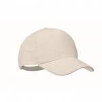 Gepersonaliseerde cap met gespsluiting kleur beige